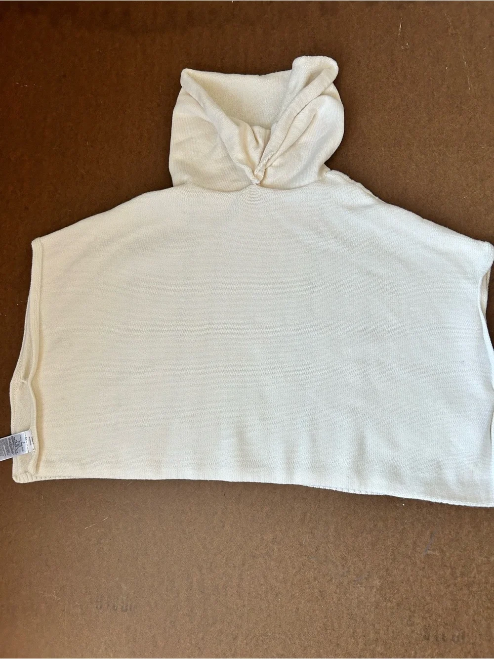 GAP Cream Cable Knit Sweater Poncho